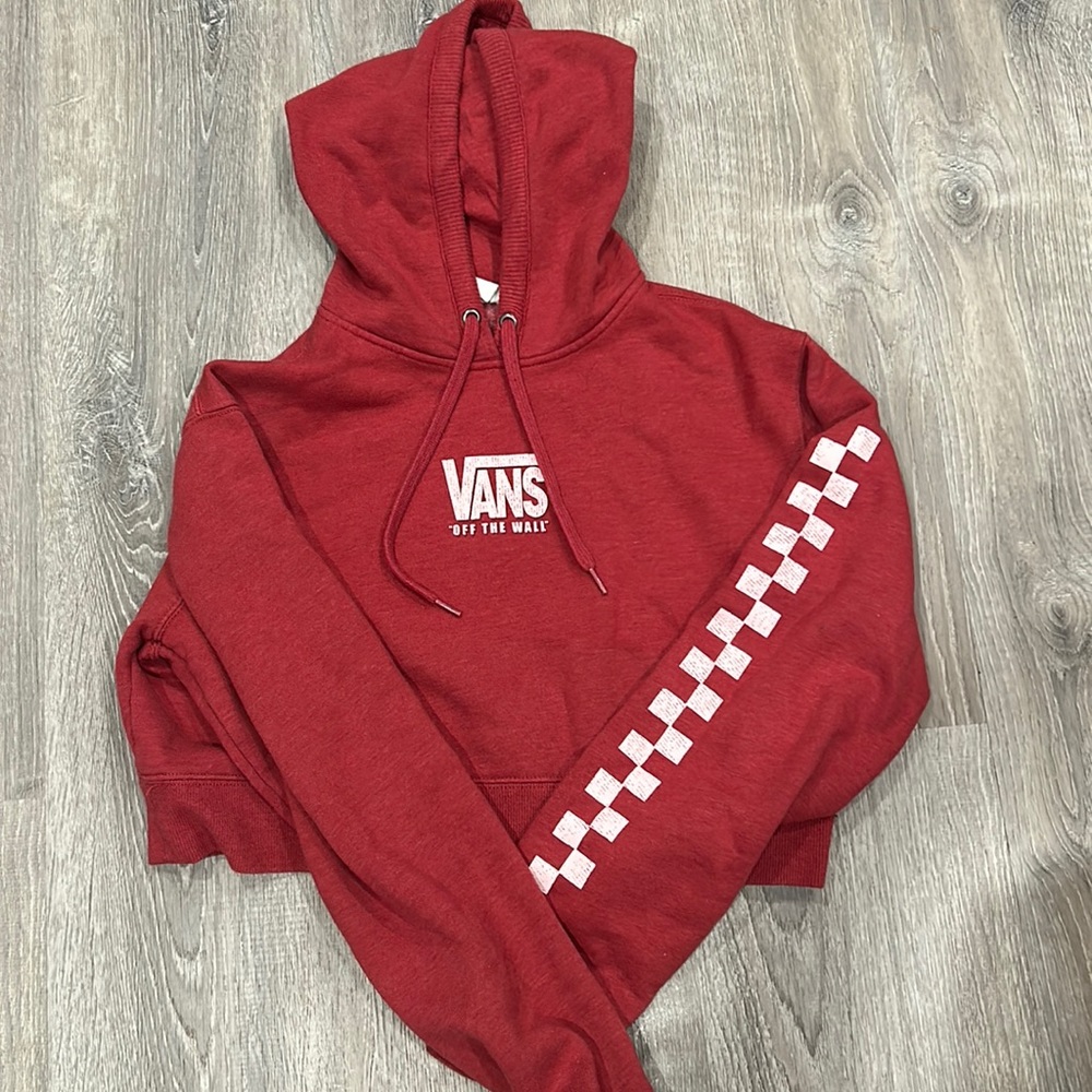 Vans cropped hooded sweatshirt